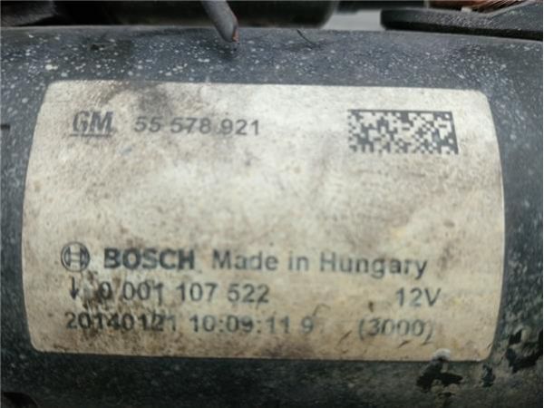 MOTOR ARRANQUE Opel Meriva 1.4 G B (S10) TURBO 120CV (2010-2017) (88 KW) - 35605 / 55578921