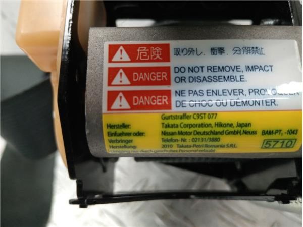 CINTURON SEGURIDAD DEL. IZDO. Nissan Pathfinder 2.5 DCI III (R51) 190CV (2010-2014) (140 KW) - 35855 / C9ST077