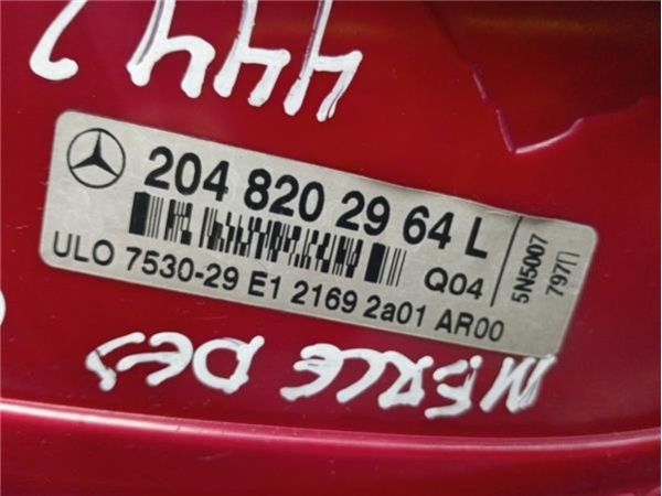 PILOTO TRA. IZDO. Mercedes-Benz Clase C (BM 204) Berlina (01.2007-) 2.2 C 220 CDI (204.008) [2,2 Ltr. - 125 kW CDI CAT] 