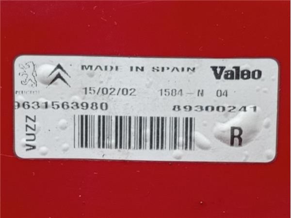 PILOTO TRA. DCHO. Citroen Xsara Picasso (1999-) 1.8 16V [1,8 Ltr. - 85 kW CAT (6FZ / EW7J4)] - 36362