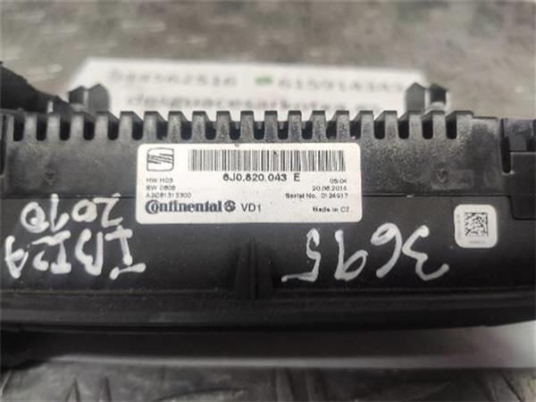 MANDOS CLIMATIZADOR Seat Ibiza 1.6 TDI IV (6J) (77 KW) - 7362 / CAY