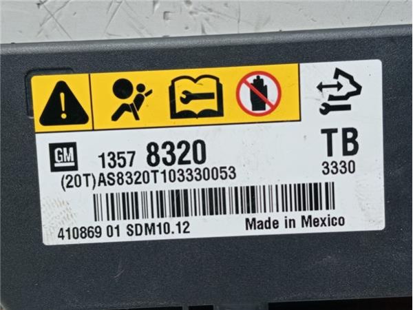 CENTRALITA CONTROL AIRBAG Opel Insignia 2.0 CDTI SPORTS (131CV) (2008 2015) (96 KW) - 36616 / AS8320T.  13578320