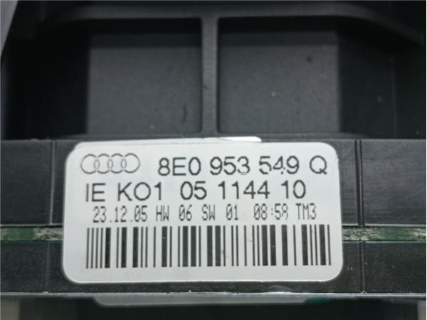 MANDO MULTIFUNCION Audi A4 2.0 TDI 8E (140CV) (2004 2008) (103 KW) - 36620 / 8E0 953 549Q  CZ K03 01 2146 00,  CZ K03 01