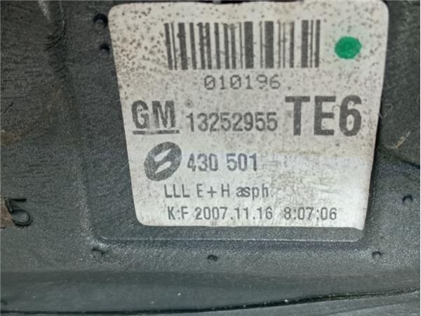 RETROVISOR IZDO. Opel Astra H Berlina (11.2006-) 1.6 Enjoy [1,6 Ltr. - 77 kW 16V] - 36812 / 13252955, A046314