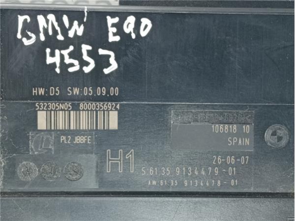 MODULO CONFORT BMW Serie 3 Berlina (E90)(2004-) 2.0 320i [2,0 Ltr. - 110 kW 16V CAT (N46)] - 36840 / 9134479-01, 532305N