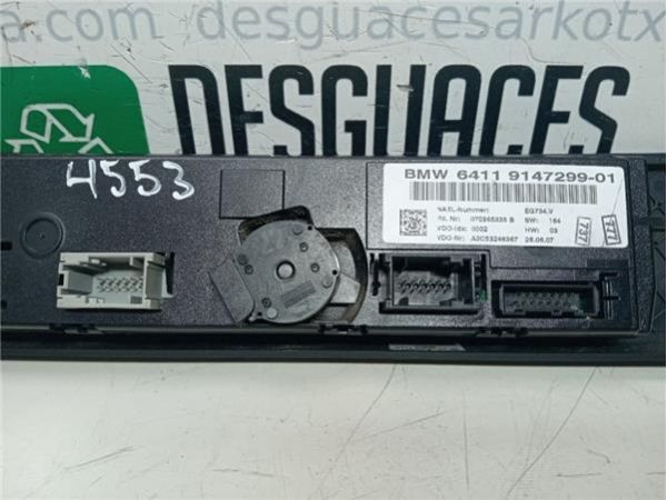 MANDOS CLIMATIZADOR BMW Serie 3 Berlina (E90)(2004-) 2.0 320i [2,0 Ltr. - 110 kW 16V CAT (N46)] - 36842 / 6411 9147299-0