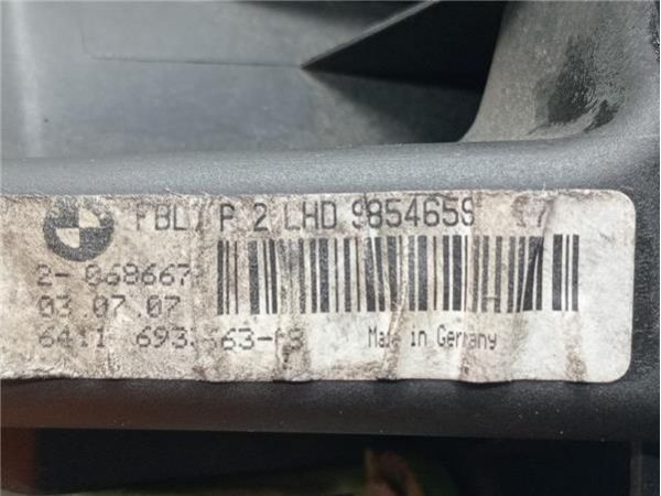 MOTOR CALEFACCION BMW Serie 3 Berlina (E90)(2004-) 2.0 320i [2,0 Ltr. - 110 kW 16V CAT (N46)] - 36878 / LHD9854659
