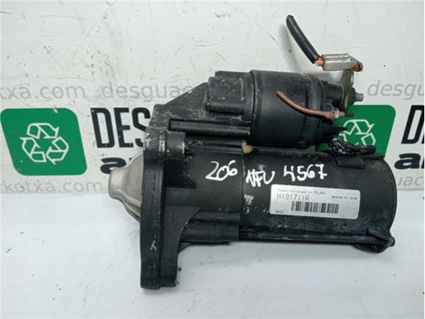 MOTOR ARRANQUE Peugeot 206 (1998-) 1.6 XS [1,6 Ltr. - 80 kW 16V CAT (NFU / TU5JP4)] - 37061