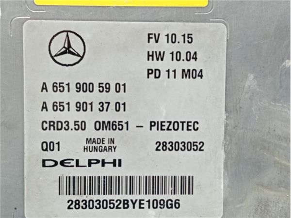 CENTRALITA MOTOR UCE Mercedes-Benz Clase C (BM 204) Berlina (01.2011-) 2.1 C 220 CDI BlueEfficiency (204.002) [2,1 Ltr. 