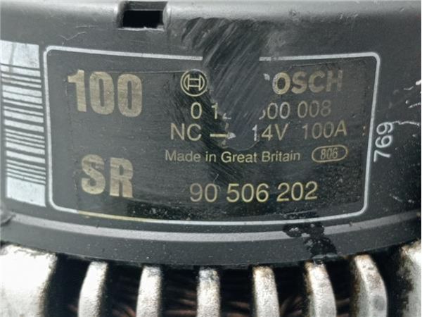 ALTERNADOR Opel Astra G Berlina (1998-) 2.0 Elegance [2,0 Ltr. - 74 kW DTI] - 37093 / 90506202
