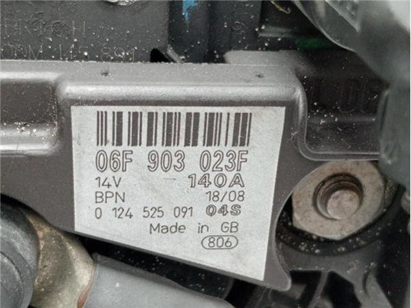 ALTERNADOR Seat Altea 1.9 TDI (105CV) (2004 2022) (77 KW) - 37132 / 06F 903 023F, 0 124 525 091