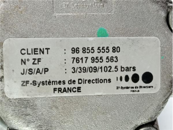 BOMBA DIRECCION Peugeot Partner 1.6 HDI (75CV) (2011 20229) (55 KW) - 37920 / 9685555580