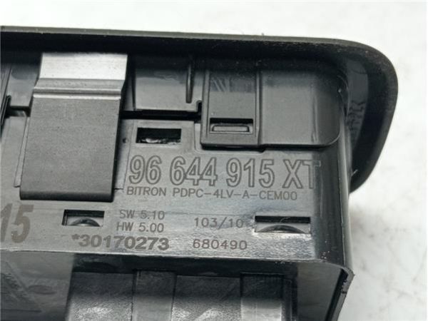 MANDO ELEVALUNAS DEL. IZDO. Peugeot 308 1.6 HDI SW (4C) 109CV (2007-2014) (80 KW) - 37947 / 96644915XT