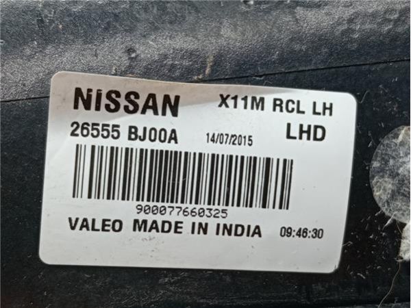PILOTO TRA. IZDO. Nissan NV200 /Evalia (M20/M)(08.2009-) 1.5 NV200 Furgón Comfort [1,5 Ltr. - 66 kW dCi CAT] - 38142