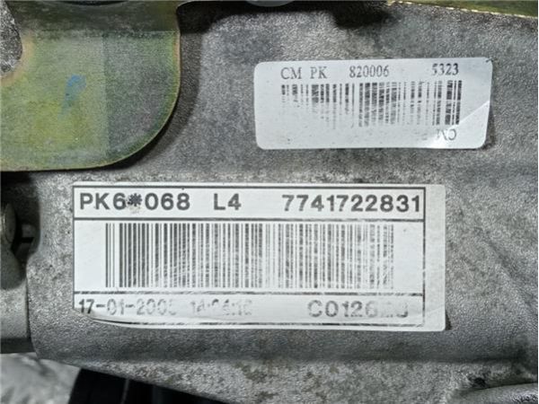 CAJA CAMBIOS MANUAL Renault Laguna II (BG0)(2001-) 1.9 Privilege [1,9 Ltr. - 88 kW dCi Diesel] - 38180 / PK6068, C012623