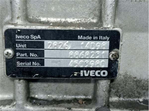 CAJA CAMBIOS MANUAL Iveco Daily Furgón 35 E 10 - 38230 / 8868231, 4503980, 