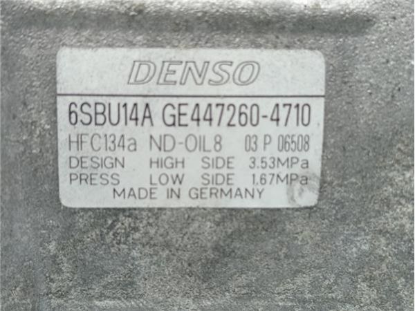 COMPRESOR AIRE ACOND. BMW 318 2.0 D 3 TOURING (E91) 143CV (2007-2012) (105 KW) - 38258 / 6SBU14A  GE447260-4710