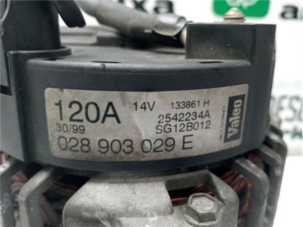 ALTERNADOR Audi A4 Berlina (B5)(02.1999-) 1.9 TDI [1,9 Ltr. - 85 kW TDI] - 38270 / 028903029E, SG12B012