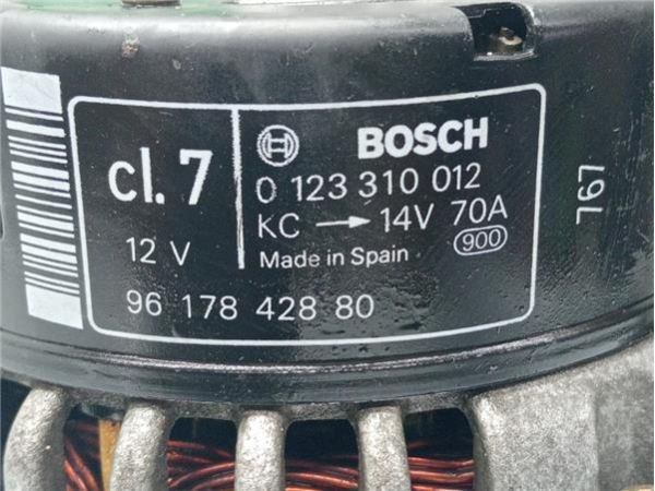 ALTERNADOR Peugeot 306 3/5 pt. (S1)(06.1996-) 1.9 Open D [1,9 Ltr. - 50 kW Diesel] - 38325 / 9617842880,  0123310012