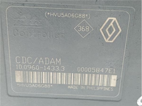 ABS Renault Laguna II (BG0)(2001-) 1.9 Privilege [1,9 Ltr. - 88 kW dCi Diesel] - 38328 / 00005847E1, 8200159837