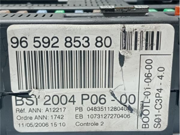 BSI Peugeot 207 (2006-) 1.6 XS [1,6 Ltr. - 80 kW HDi FAP CAT (9HZ / DV6TED4)] - 38379 / 9659285380,BSI2004P06-00