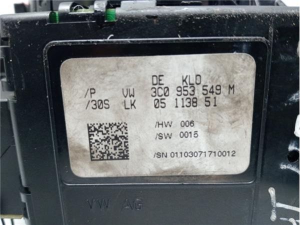 MANDO MULTIFUNCION Volkswagen Passat Berlina (3C2)(2005-) 2.0 Advance [2,0 Ltr. - 103 kW TDI] - 38393 / LK01503852,  3C0
