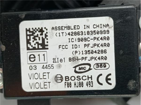 MANDO MULTIFUNCION Opel Insignia Berlina (2008-) 2.0 Excellence [2,0 Ltr. - 103 kW CDTI] - 38397 / 22899138, F00HJ00493