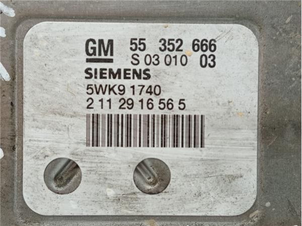 CENTRALITA INYECCION Opel Vectra C Berlina (2002-) 1.8 Comfort [1,8 Ltr. - 90 kW 16V CAT (Z 18 XE / 2H9)] - 38467 / 5535