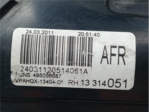 PILOTO TRA. DCHO. Opel Astra 2.0 CDTI J SPORTS (160CV) (2010 2015) (118 KW) - 38563 / 13314051