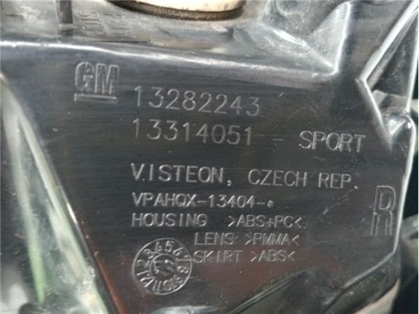 PILOTO TRA. DCHO. Opel Astra 2.0 CDTI J SPORTS (160CV) (2010 2015) (118 KW) - 38563 / 13314051