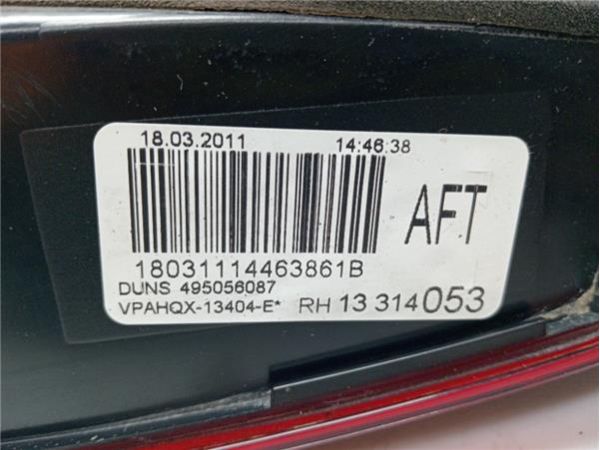 PILOTO PORTON TRA. DCHO. Opel Astra 2.0 CDTI J SPORTS (160CV) (2010 2015) (118 KW) - 38570 / 13314053