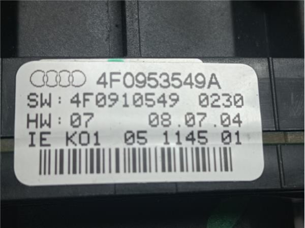 MANDO MULTIFUNCION Audi A6 Berlina (4F2)(2004-) 2.4 [2,4 Ltr. - 130 kW V6 24V CAT (BDW)] - 38659 / 4F0910549A