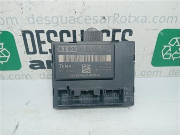 CENTRALITA CIERRE PUERTA TRA. IZDA. Audi A6 Berlina (4F2)(2004-) 2.4 [2,4 Ltr. - 130 kW V6 24V CAT (BDW)] - 38663 / 4F09