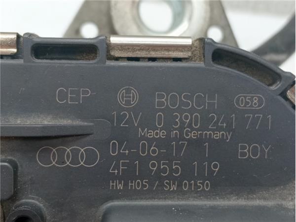 MOTOR LIMPIAPARABRISAS DEL. Audi A6 Berlina (4F2)(2004-) 2.4 [2,4 Ltr. - 130 kW V6 24V CAT (BDW)] - 38664 / 4F1955119