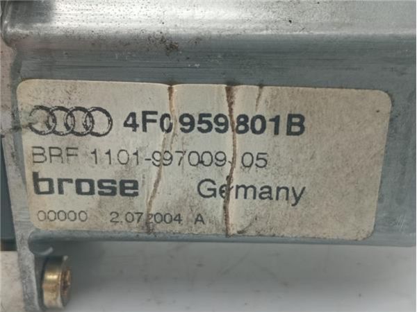 MOTOR ELEVALUNAS DEL. IZDO. Audi A6 Berlina (4F2)(2004-) 2.4 [2,4 Ltr. - 130 kW V6 24V CAT (BDW)] - 38666 / 4F0959801B