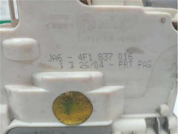 CERRADURA PUERTA DEL. DCHA. Audi A6 Berlina (4F2)(2004-) 2.4 [2,4 Ltr. - 130 kW V6 24V CAT (BDW)] - 38672 / 4F1837016