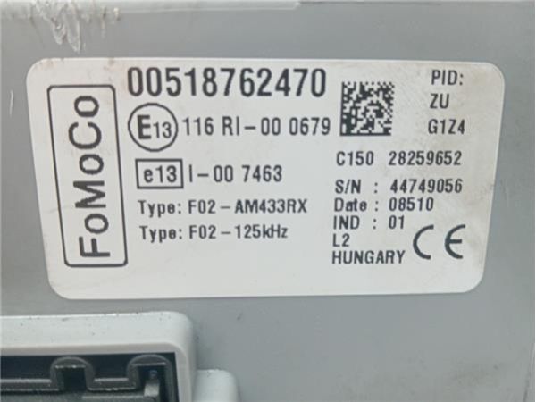 BSM Ford Ka (CCU)(2008-) 1.2 Trend [1,2 Ltr. - 51 kW 8V CAT] - 38708 / 00518762470