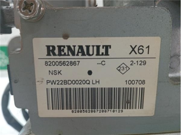 COLUMNA DIRECCION Renault Kangoo 1.5 DCI GRAND (FW) 86CV (2008 2022) (63 KW) - 38727 / 8200562867, 7801Q0181, 8200562867