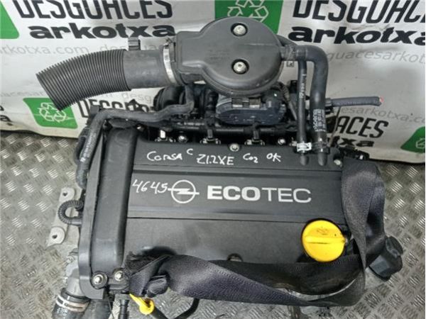 MOTOR COMPLETO Opel Corsa C (2000-) 1.2 Elegance [1,2 Ltr. - 55 kW 16V CAT (Z 12 XE / LW4)] - 38742 / Z12XE, 19CX9250