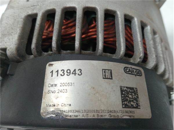 ALTERNADOR Fiat II Punto (188) Berlina (2003-) 1.9 JTD 85 Dynamic [1,9 Ltr. - 63 kW JTD CAT] - 38809