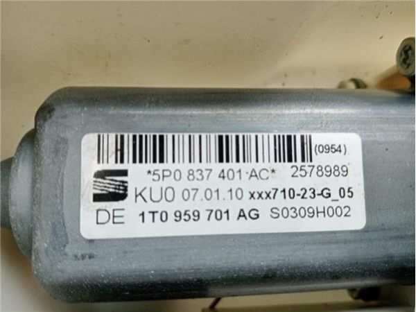 MOTOR ELEVALUNAS DEL. IZDO. Seat Altea 1.6 TDI XL (5P5) 105CV (2009-2015) (77 KW) - 39028 / 5P0837401AC