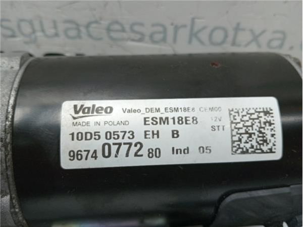 MOTOR ARRANQUE Citroen C4 1.2 G CACTUS (110CV) (2014 2022) (81 KW) - 39062 / 9674077280
