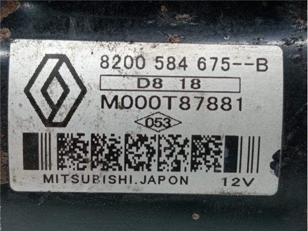 MOTOR ARRANQUE Renault Kangoo 1.5 DCI GRAND (FW) 86CV (2008 2022) (63 KW) - 39074 / 8200584675