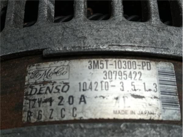 ALTERNADOR Ford Focus Berlina (CAP)(08.2004-) 1.6 Trend [1,6 Ltr. - 66 kW TDCi CAT] - 39075