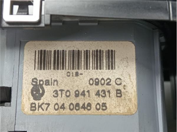 MANDO DE LUCES Skoda Superb 2.0 TDI COMBI II (3T5) 4X4 140CV (09-15) (103 KW) - 39101 / 3T0941431B  BK704064605