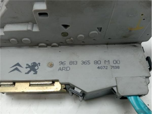 CERRADURA PUERTA TRA. DCHA. Citroen C6 2.7 HDI (204CV) (2005 2011) (150 KW) - 39143