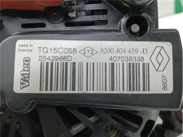 ALTERNADOR Renault Laguna II Grandtour (KG0)(2001-) 2.0 Privilege Luxe [2,0 Ltr. - 127 kW dCi Diesel FAP CAT] - 39218 / 