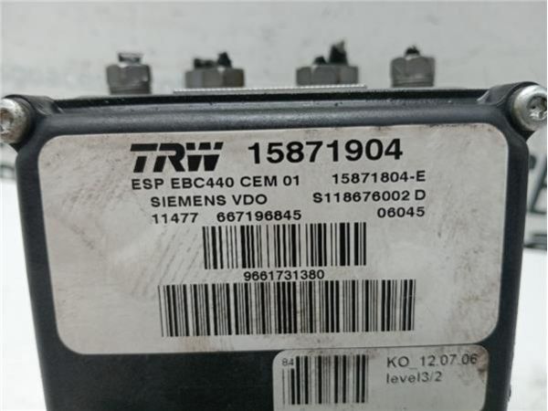 NUCLEO ABS Citroen C6 (2005-) 2.7 HDi - 39259 / 15871904   097636550976
