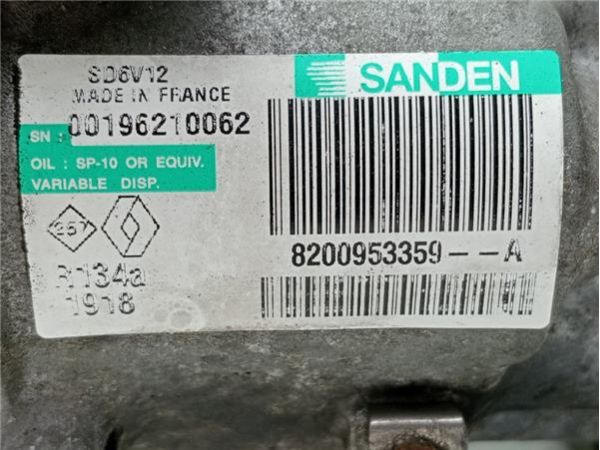 COMPRESOR AIRE ACOND. Nissan Juke 1.5 DCI (F15) 110CV (2010-2019) (81 KW) - 39748 / 8200953359