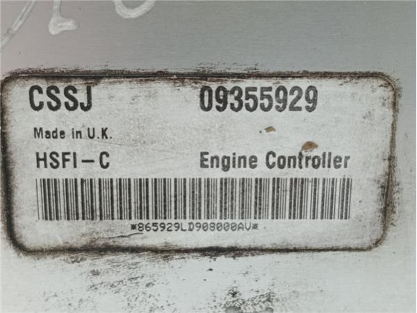 CENTRALITA MOTOR UCE Opel Astra G Berlina (1998-) 1.6 Club [1,6 Ltr. - 55 kW] - 39767 / 09355929  